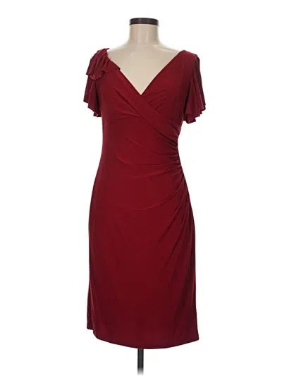 Pre-owned American Living Cocktail Dress In Burgundy