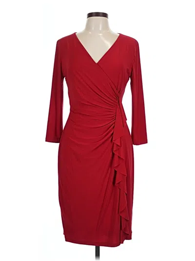 Pre-owned American Living Cocktail Dress In Burgundy