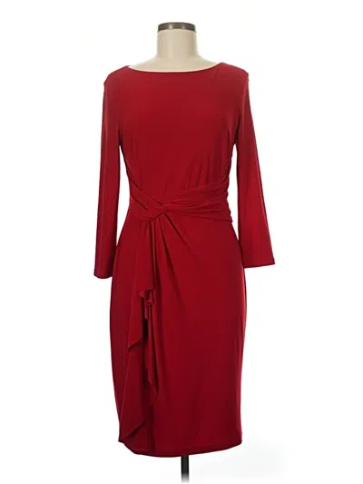 Pre-owned American Living Cocktail Dress In Burgundy