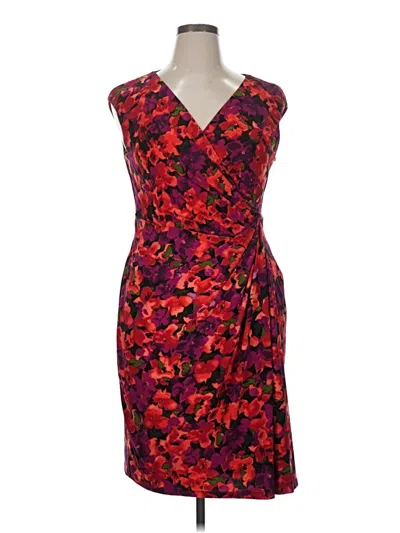Pre-owned American Living Cocktail Dress In Burgundy