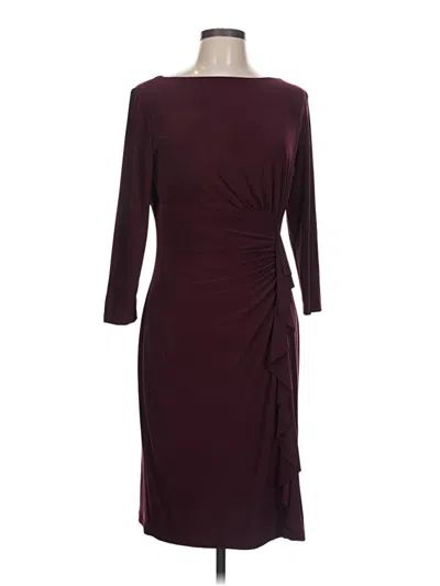 Pre-owned American Living Cocktail Dress In Burgundy
