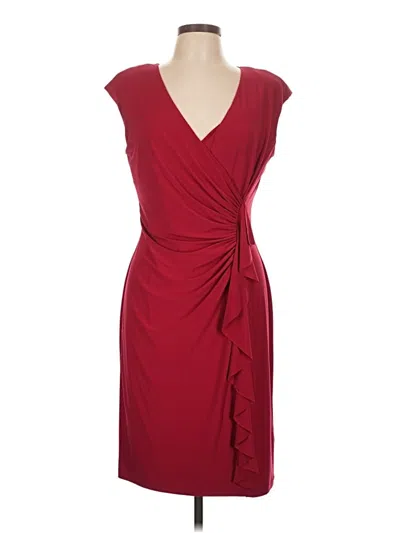 Pre-owned American Living Cocktail Dress In Burgundy