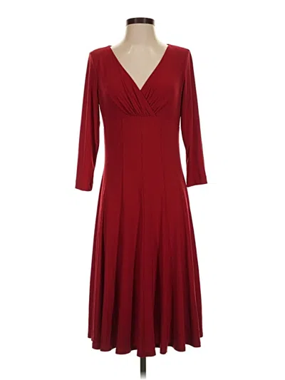 Pre-owned American Living Cocktail Dress In Burgundy