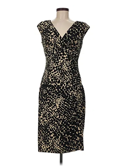 Pre-owned American Living Cocktail Dress In Gold