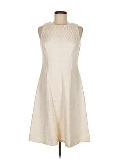 Pre-owned American Living Cocktail Dress In White