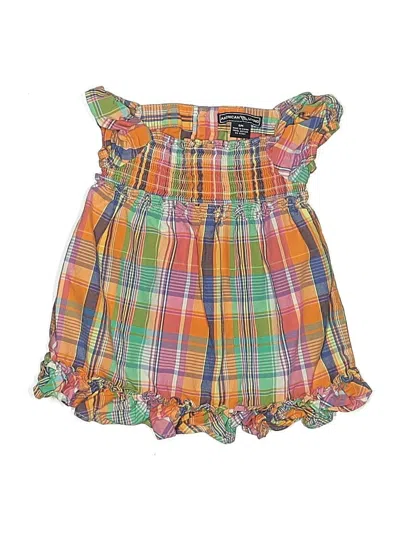 Pre-owned American Living Babies' Dress In Orange