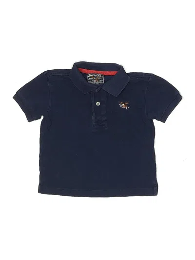 Pre-owned American Living Babies' Short Sleeve Polo Shirt In Blue