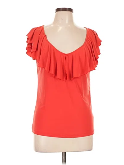 Pre-owned American Living Sleeveless Blouse In Red