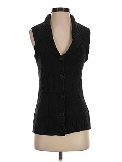 Pre-owned American Living Sweater Vest In Black