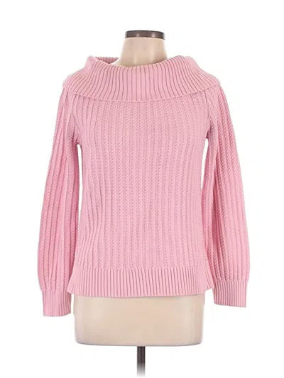 Pre-owned American Living Turtleneck Sweater In Pink