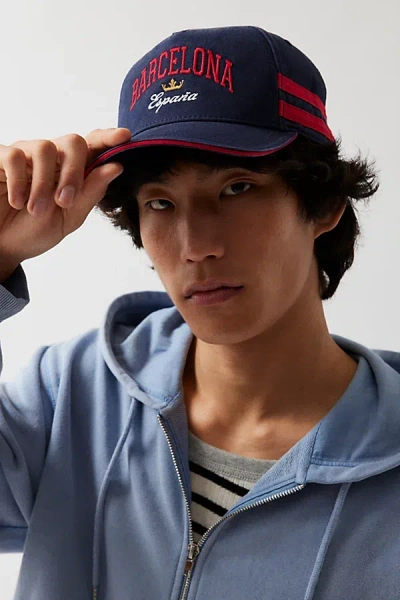 American Needle Barcelona Striped Baseball Hat In Blue, Men's At Urban Outfitters