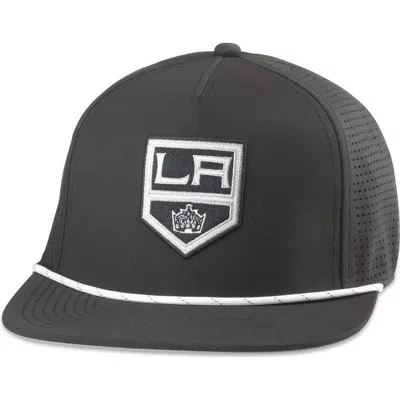 American Needle Black Los Angeles Kings Buxton Pro Tech Adjustable Hat