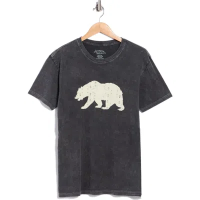 American Needle Cali Republic Cotton Graphic T-shirt In Black