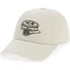 American Needle Caviar Embroidered Baseball Cap In White