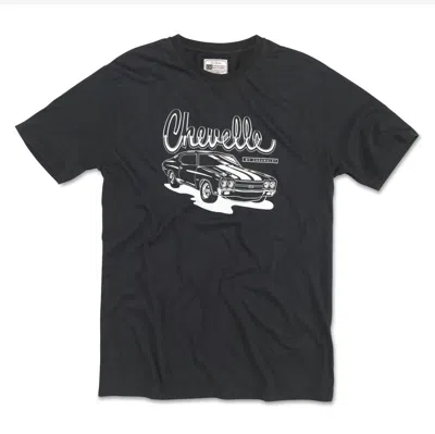 American Needle Chevrolet Chevelle Brass Tacks Tee In Black