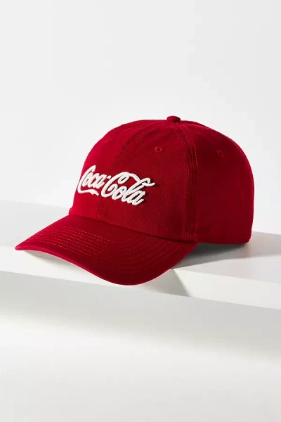 American Needle Coca-cola Baseball Cap In Red