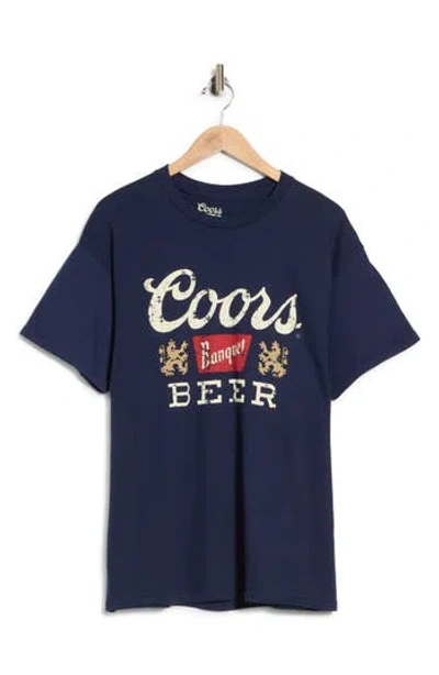 American Needle Coors Cotton Graphic T-shirt In Blue