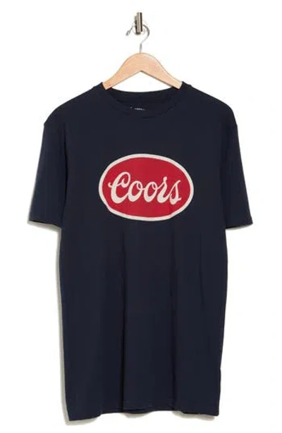 American Needle Coors Graphic T-shirt In Navy