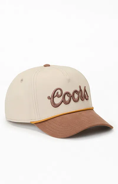 American Needle Coors Scottie Snapback Hat In Off White In Neutral