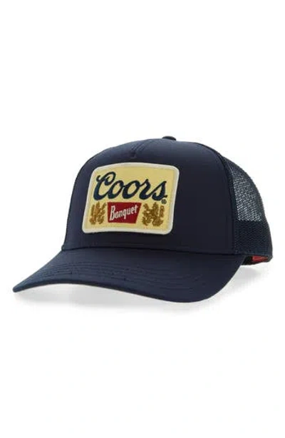 American Needle Coors Trucker Cap In Blue