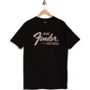 American Needle Fender Cotton Graphic T-shirt In Black
