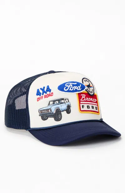 American Needle Ford Bronco Iconic Trucker Hat In Navy In Blue