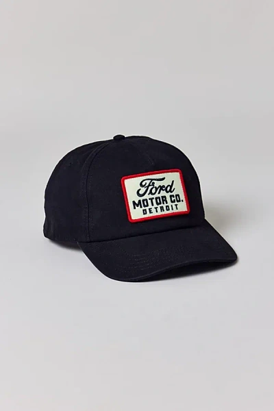 American Needle Ford Motor Co. Canvas Roscoe Hat In Black, Men's At Urban Outfitters
