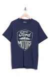 American Needle Ford Motors Graphic T-shirt In Blue