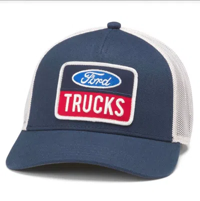 American Needle Ford Twill Valin Patch Hat In Navy In Blue