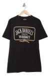 AMERICAN NEEDLE AMERICAN NEEDLE JACK DANIEL ROPE COTTON GRAPHIC T-SHIRT