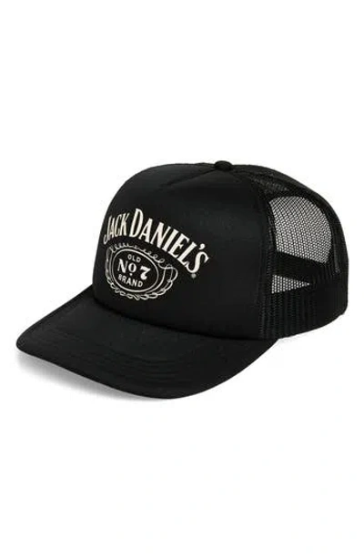American Needle Jack Daniels Trucker Hat In Black
