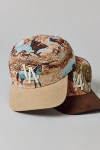 American Needle La Butterfly Jacquard Snapback Hat In Tan, Men's At Urban Outfitters In Brown