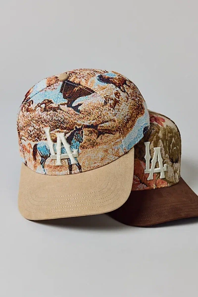American Needle La Butterfly Jacquard Snapback Hat In Tan, Men's At Urban Outfitters In Brown