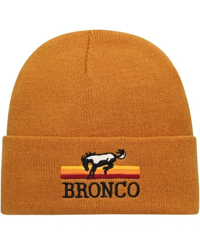 American Needle Men's  Brown Bronco Bronco Cuffed Knit Hat