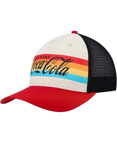 American Needle Men's  Cream, Black Coca-cola Sinclair Snapback Hat In Cream,black