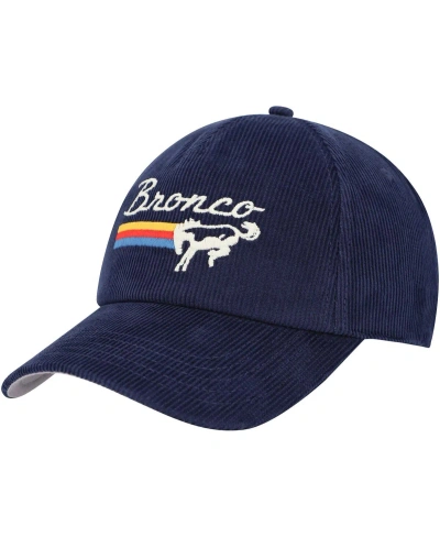 American Needle Men's  Navy Bronco Roscoe Corduroy Adjustable Hat