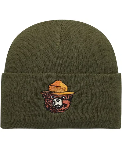 American Needle Men's  Olive Smokey The Bear Cuffed Knit Hat