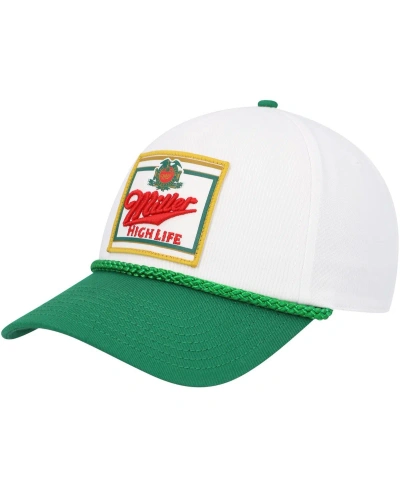 American Needle Men's  White, Green Miller Roscoe Adjustable Hat In White,green