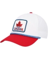AMERICAN NEEDLE MEN'S AMERICAN NEEDLE WHITE, RED MOLSON COORS ROSCOE ADJUSTABLE HAT