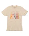 American Needle Men's And Women's  Cream Distressed Atari Vintage-like Fade T-shirt In Cream