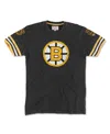 AMERICAN NEEDLE MEN'S BLACK BOSTON BRUINS REMOTE CONTROL T-SHIRT
