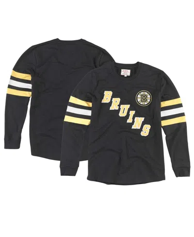 American Needle Men's Black Boston Bruins Sudbury Long Sleeve T-shirt