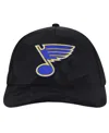 American Needle Men's Black St. Louis Blues Valin Camo Super Tech Vented Adjustable Hat In Black