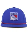 American Needle Men's Blue New York Rangers Buxton Pro Tech Adjustable Hat In Blue