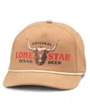 American Needle Men's Brown Lone Star Beer Canvas Cappy Adjustable Hat In Brown