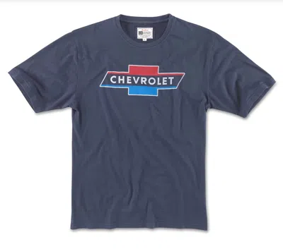 American Needle Men's Chevrolet Bowtie Brass Tacks Tee In Navy In Blue