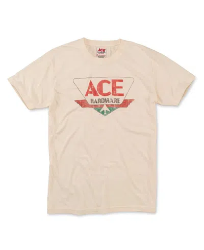 American Needle Men's Cream Ace Hardware Vintage-like Fade Brass Tacks T-shirt