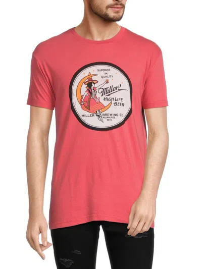 American Needle Men's Graphic Short Sleeve Tee In Coral