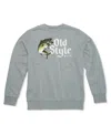 American Needle Men's Gray Old Style Sunday Fleece Pullover Sweatshirt In Gray