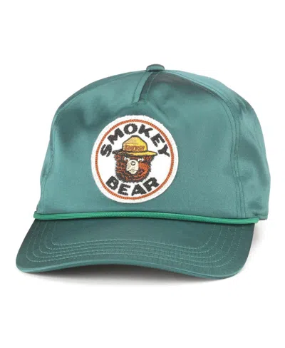 American Needle Men's Green Smokey Bear Blazer Adjustable Hat